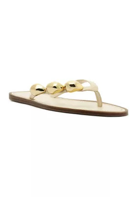 Arezzo Women's Sunny Flat Sandals, 6M | Belk