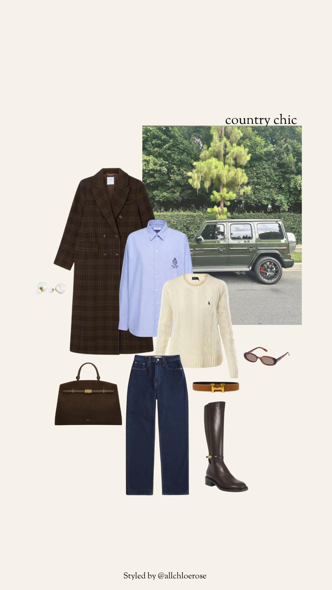 Outfit inspo, long wool coat, winter outfit, Ralph Lauren, knitwear, layering, luxury fashion, DeMellier bag, Abercrombie jeans, layering, knee high boots, Hermes belt, knitted jumper, high street style, Les Specs sunglasses  

 #LTKuk #LTKwinter #LTKstyletip