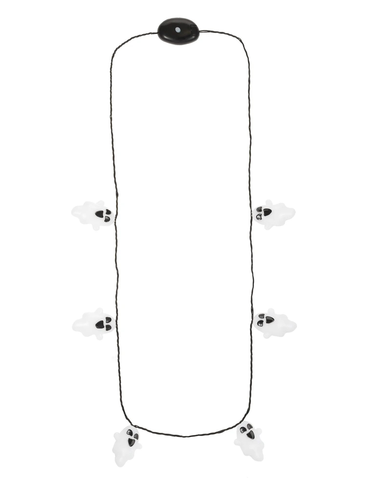 Way to Celebrate Halloween Ghost Light-up Necklace, 1 Piece, Unisex | Walmart (US)
