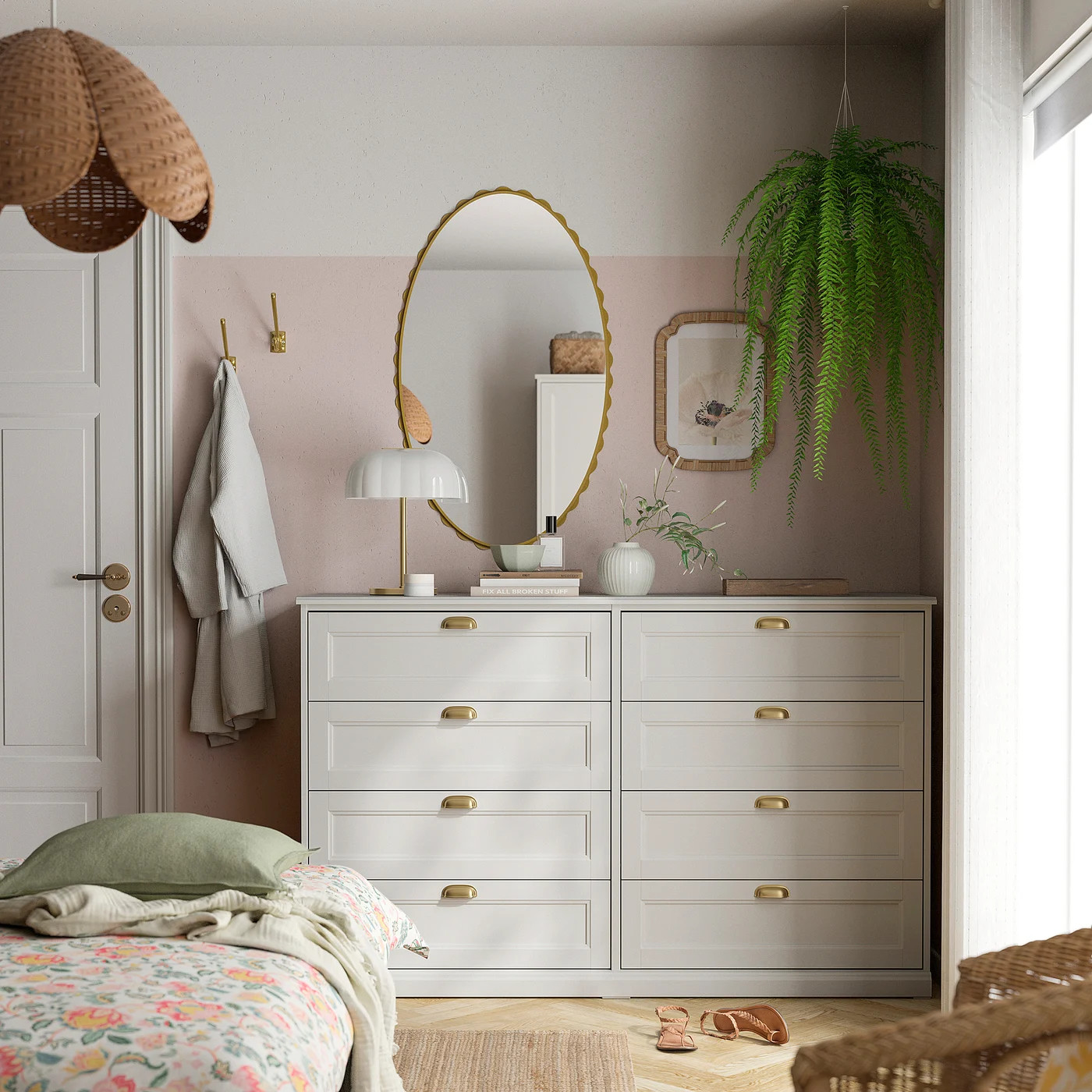 F\u00c5GELFJ\u00c4LLET 8-drawer dresser, off-white, 63x20 1/8x39 3/4 " | IKEA US