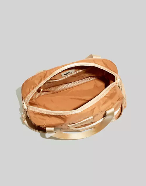 The MWL (Re)sourced Ripstop Nylon Duffle Bag in Colorblock | Madewell