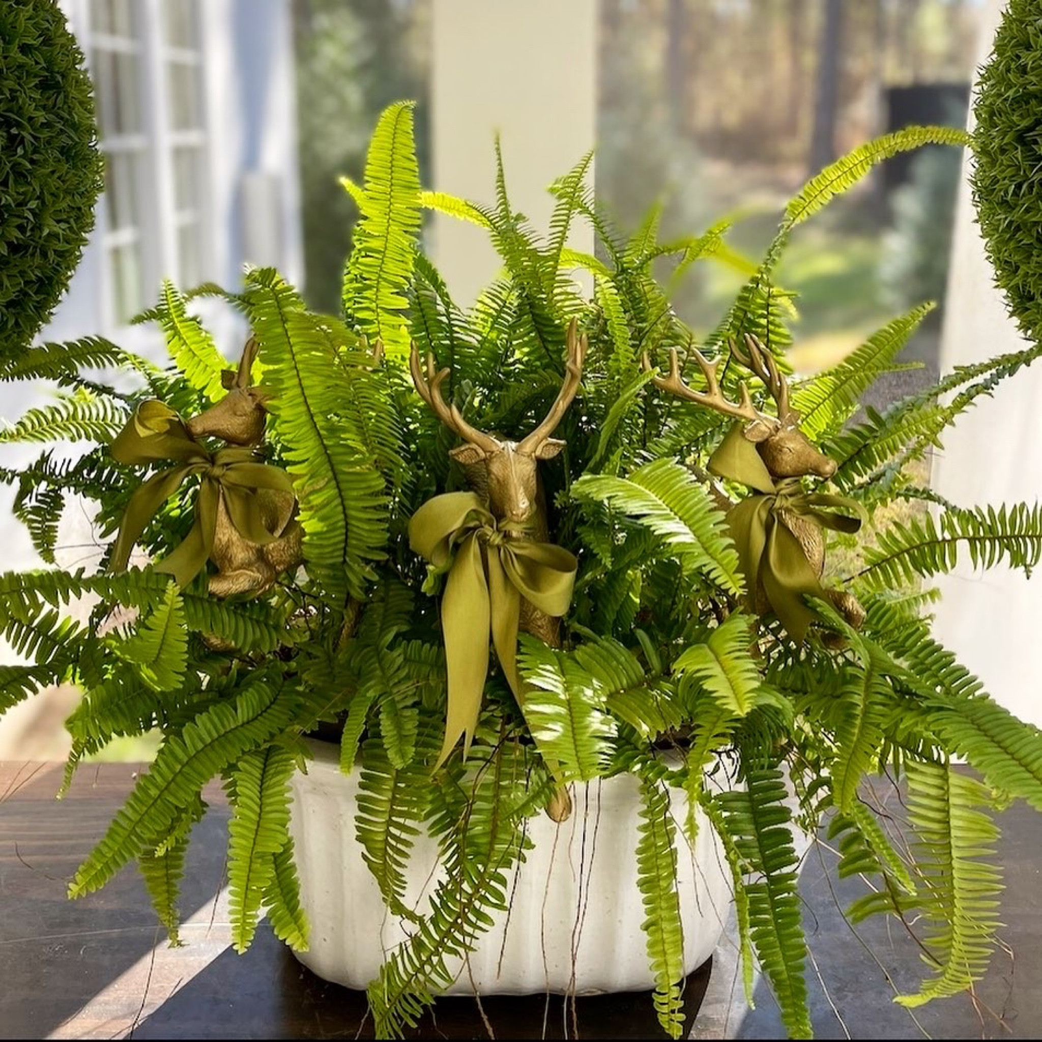 Outdoor Christmas Decor, holiday and home decor, decorations, reindeer, ferns, cachepot, Christmas decor

#LTKhome #LTKHoliday #LTKSeasonal