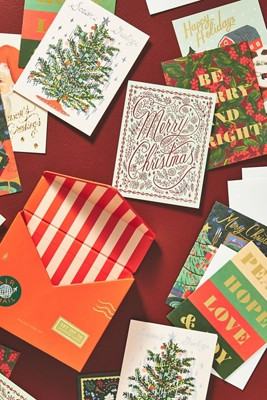 Rifle Paper Co. Holiday Essentials Boxed Card Set | Anthropologie (US)