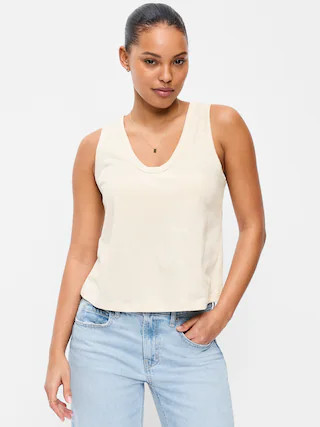 Relaxed Scoop-Neck Tank Top | Old Navy (US)