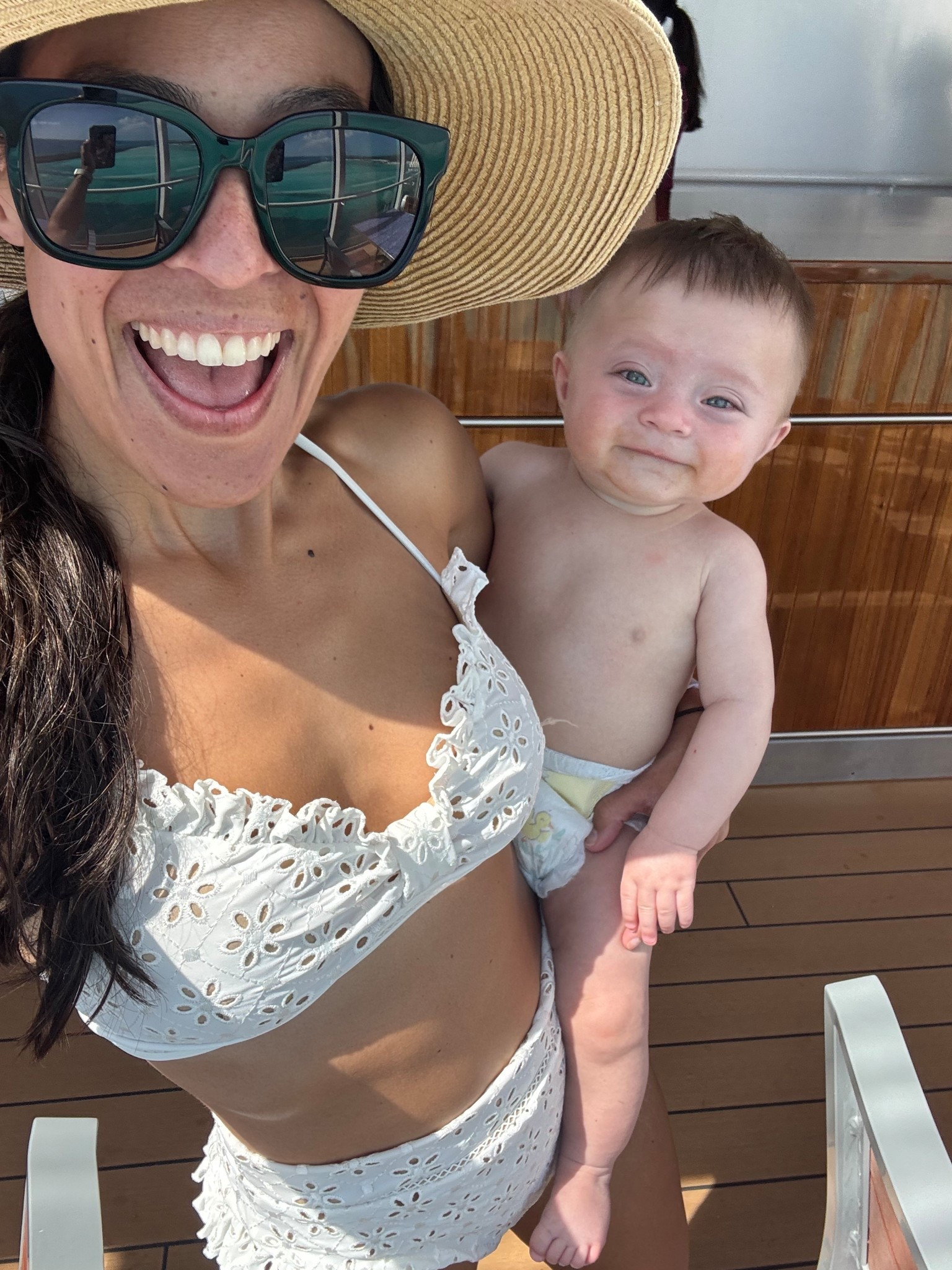 The sweetest, feminine bikini. Cute baby not for sale! 
#petiteswim #momswom #feminineswim #eyelet #whitebikini #mombikini #familytrip

#LTKFamily #LTKSwim #LTKPetite