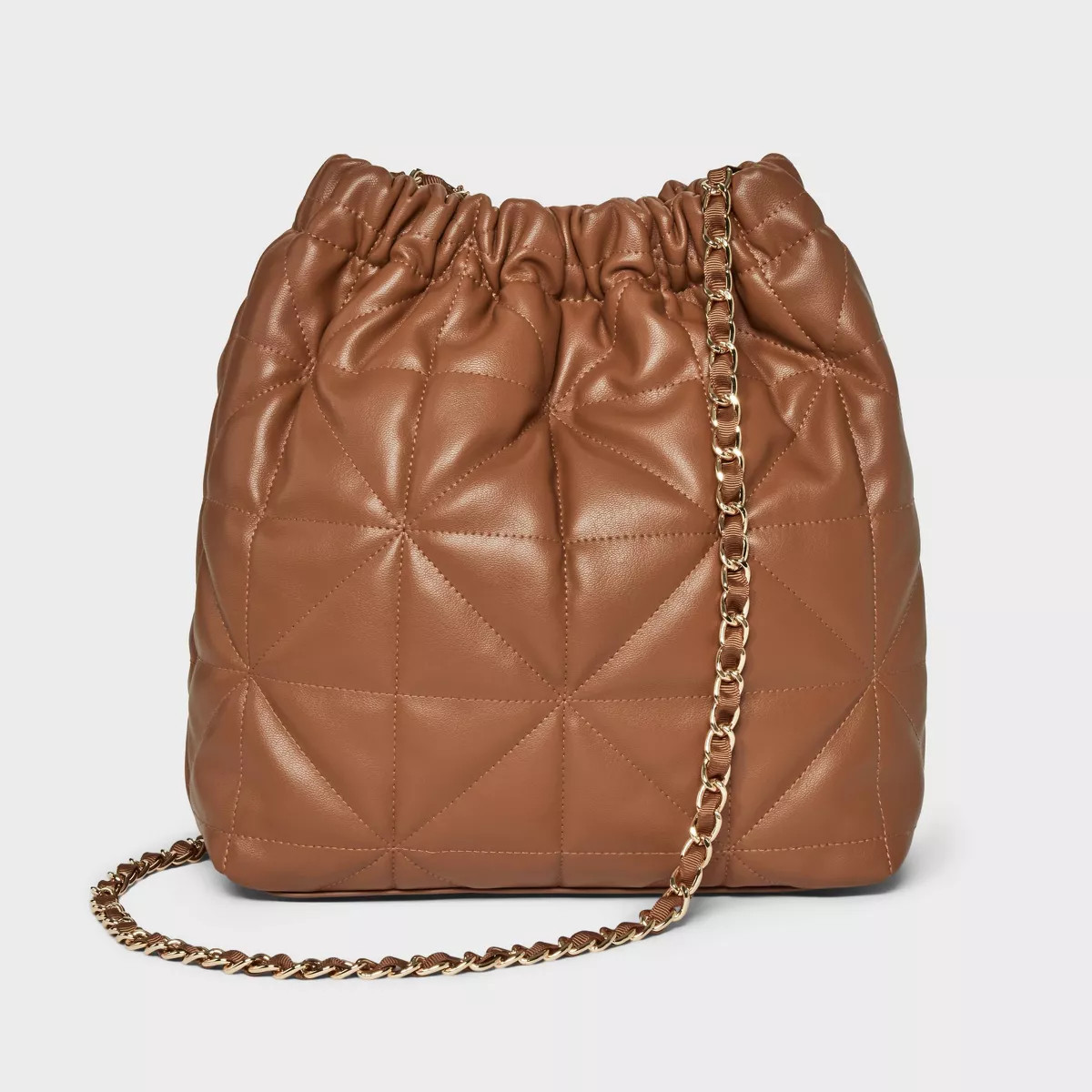 Rouched Chain Crossbody Bag - A New Day™ Brown | Target