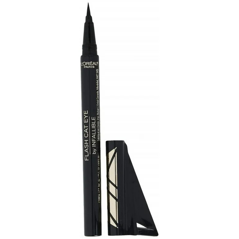 L'Oreal Paris Makeup Infallible Flash Cat Eye Waterproof Liquid Eyeliner, Black, 0.44 oz. C40 | Walmart (US)