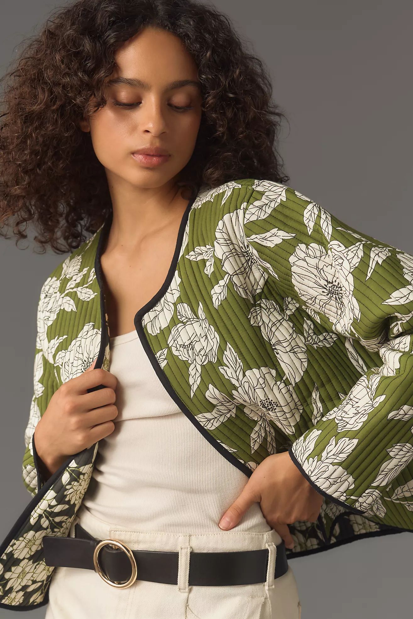 By Anthropologie Quilted Reversible Jacket | Anthropologie (US)