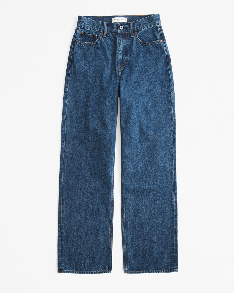 Women's High Rise Loose Jean | Women's Clearance | Abercrombie.com | Abercrombie & Fitch (US)
