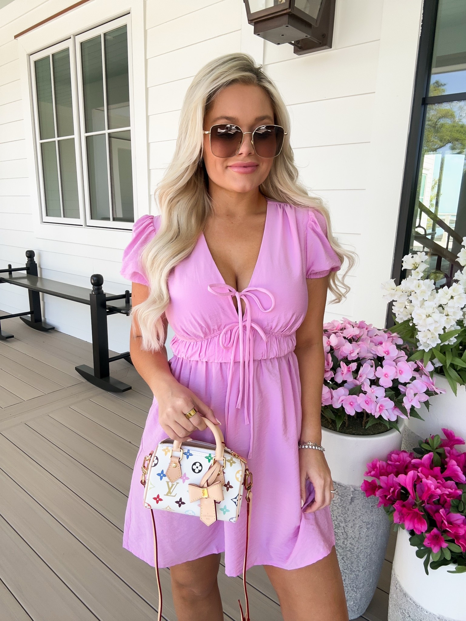 Obsessed with this dress from @walmartfashion @walmart 🌸 wearing size XS! #walmartpartner #walmartfashion

#LTKPetite #LTKWedding #LTKFindsUnder50