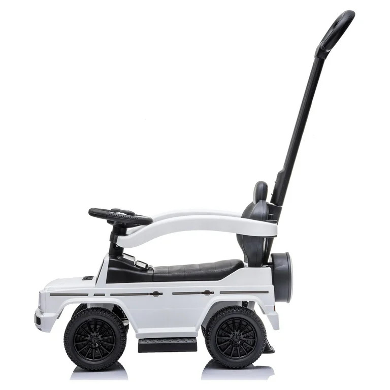 Best Ride On Cars Kids Stroller Mercedes G-Wagon 3 in 1 Push Car, White - Walmart.com | Walmart (US)
