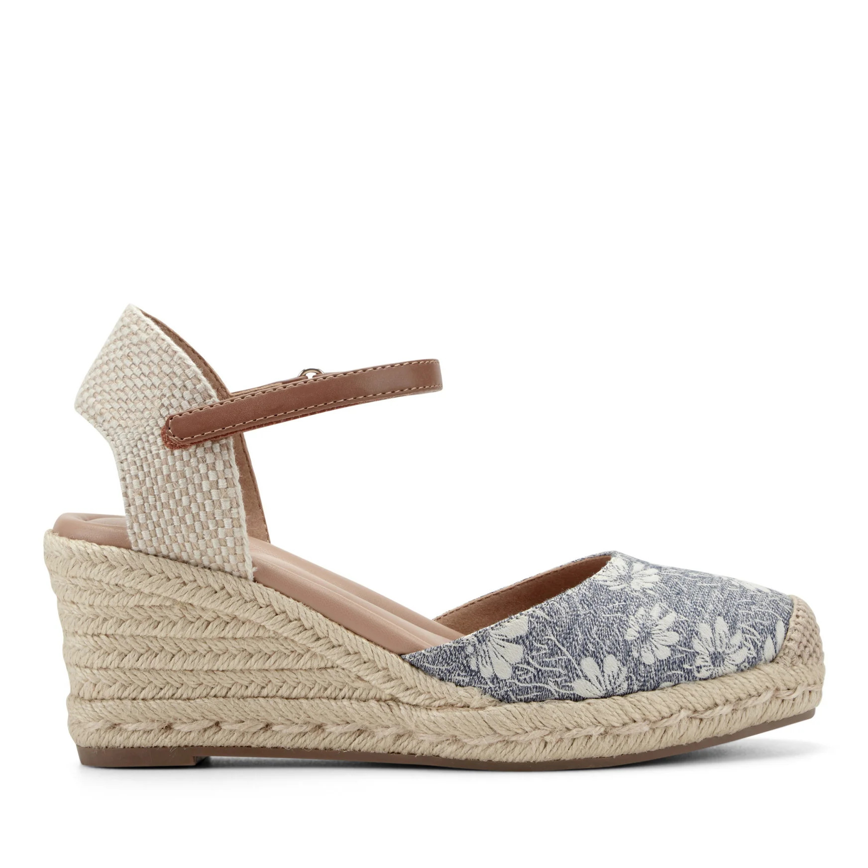 Women's Makaylie Wedge Heels - Floral/Natural Multi | Easy Spirit | Easy Spirit
