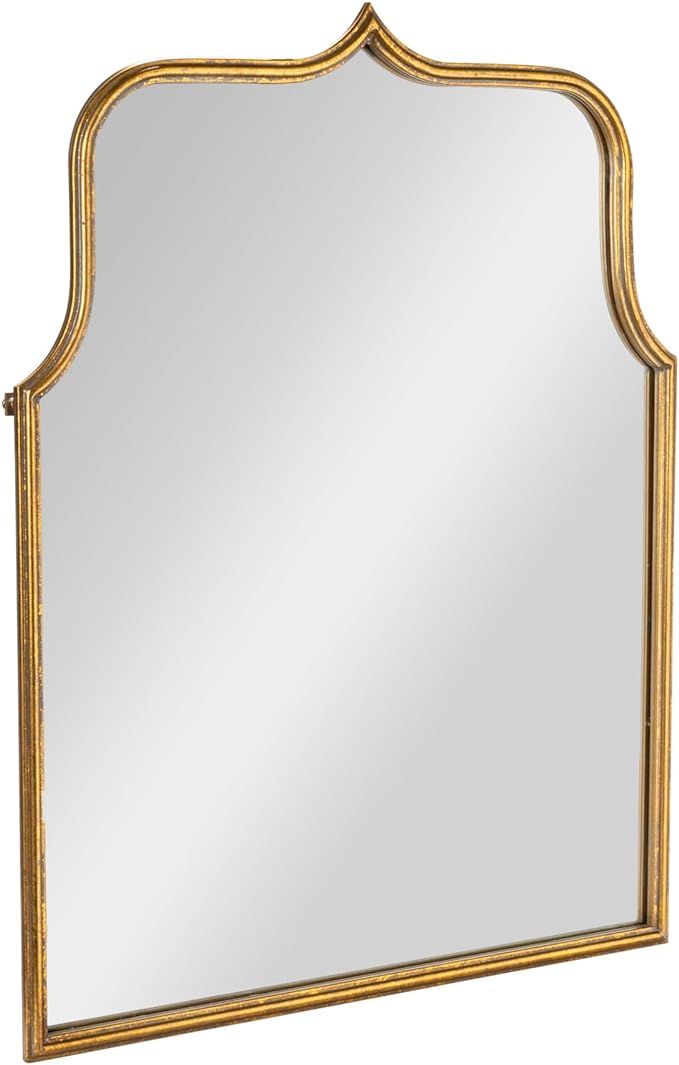 Creative Co-Op Arched Metal Framed Wall Mirror, Antique Goldleaf | Amazon (US)