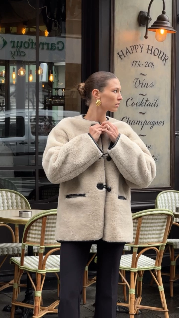 Mango outfit, faux fur jacket, black cardigan, black tailored trousers, cosy outfit, autumn winter outfit, neutrals, fur coat, cardigan, winter style 

#LTKstyletip #LTKSeasonal #LTKeurope