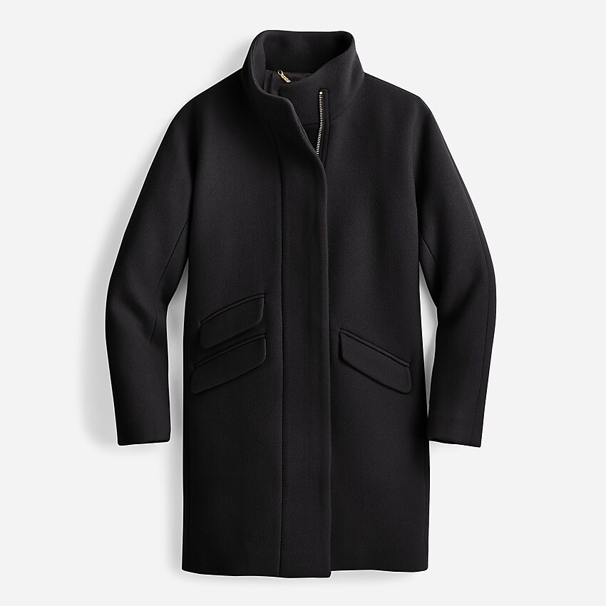 J.Crew: Cocoon Coat In Italian Stadium-cloth Wool For Women | J. Crew US