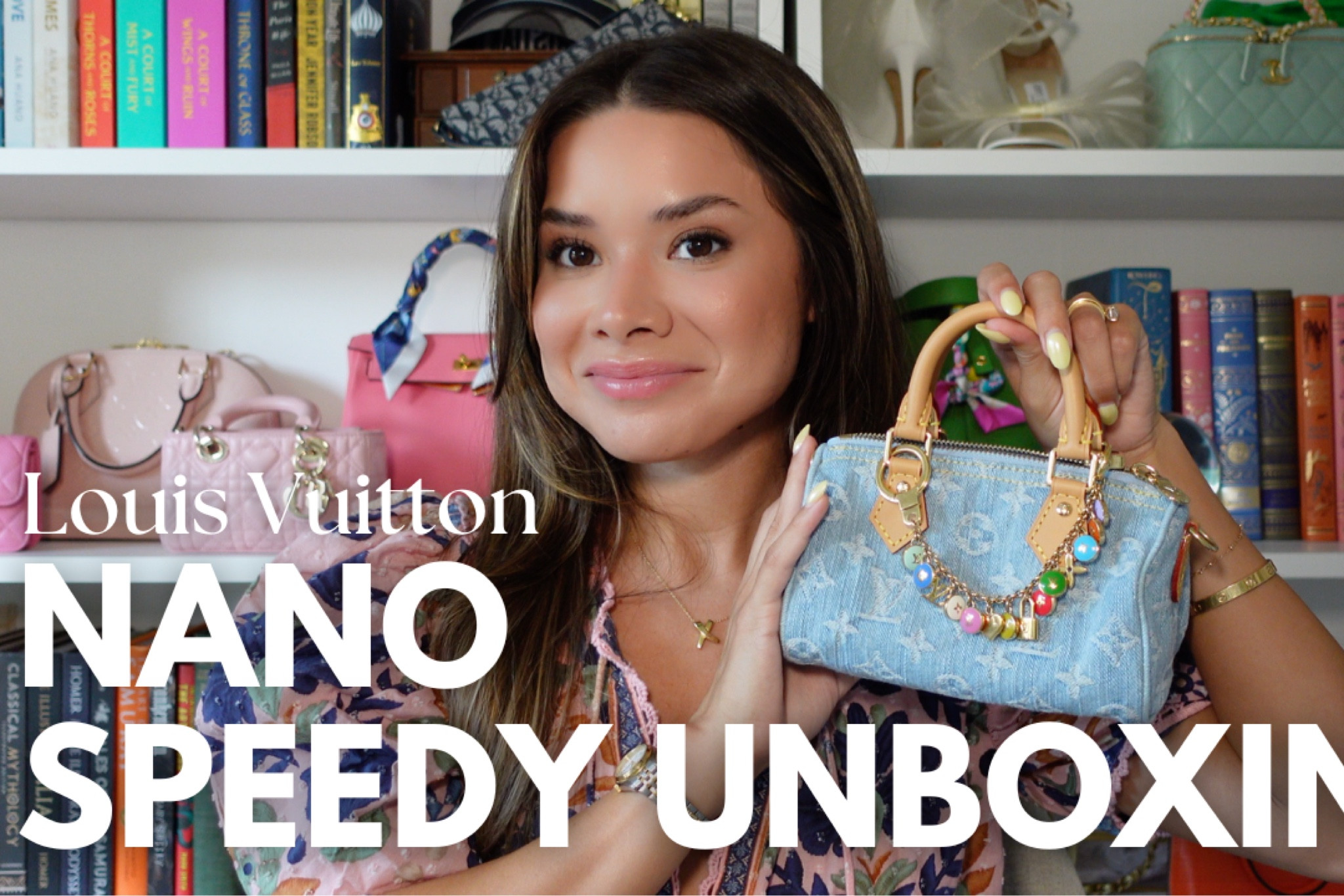 this weeks YouTube video is my Louis Vuitton Denim Nano Speedy unboxing!! I couldn’t get this bag out of my mind and finally caved and bought it. Linking similar bags, bag charms, & the Farm Rio dress I wore! 

Bag charms, denim bag, farm Rio, summer outfit, LV denim, Louis Vuitton bag, denim speedy, cloud denim

#LTKSeasonal #LTKItBag #LTKStyleTip