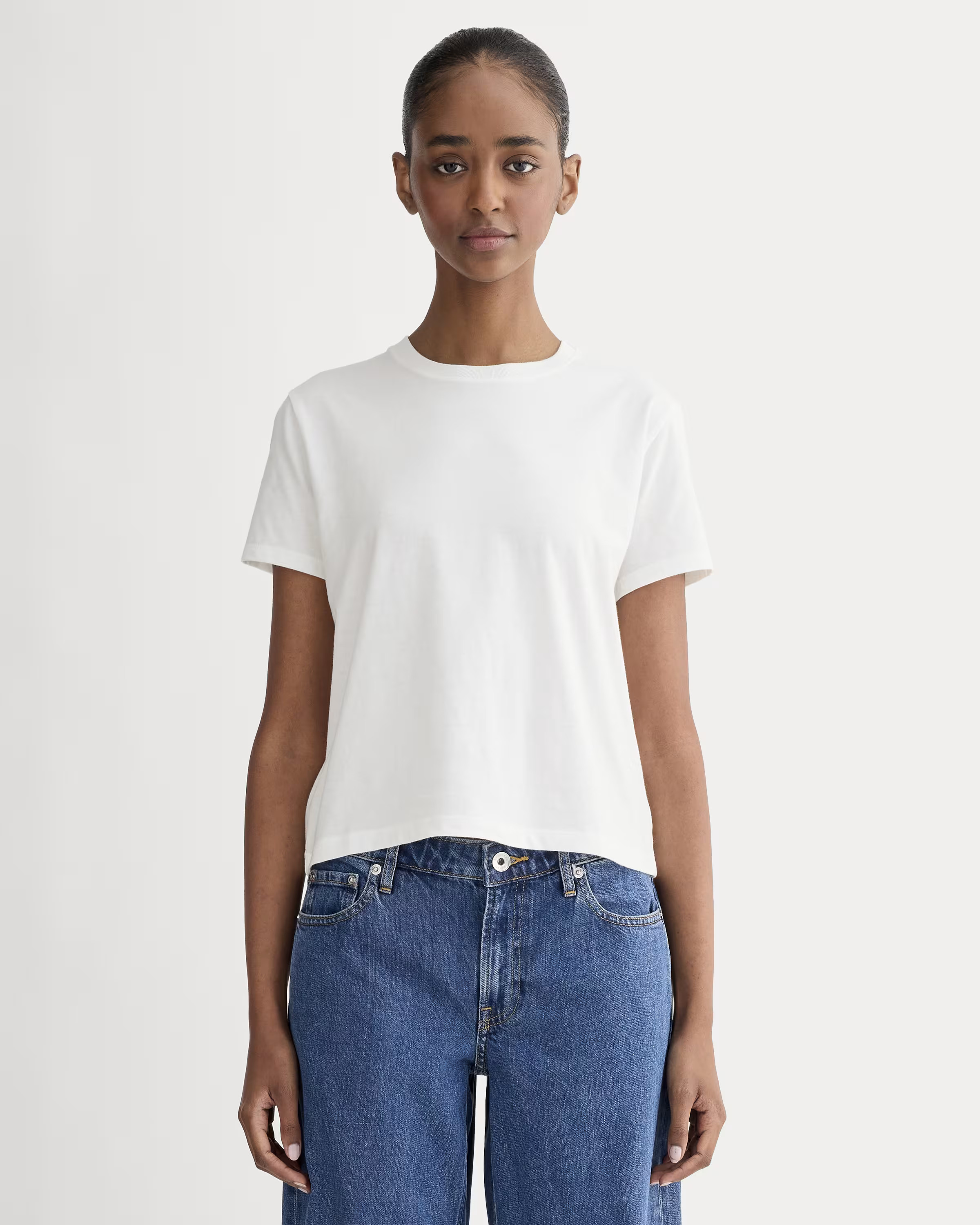 The Box-Cut Tee in Essential Cotton | Everlane