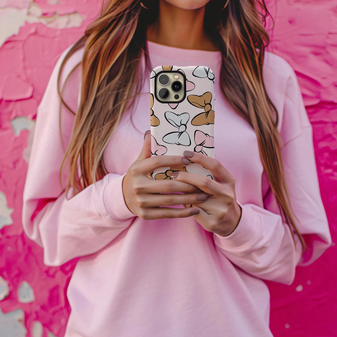 Magsafe Compatible Minnie Mouse Inspired Magnetic Tough Cases for iPhone 11, 12, 13, 14 ,15, 16 M... | Etsy (US)