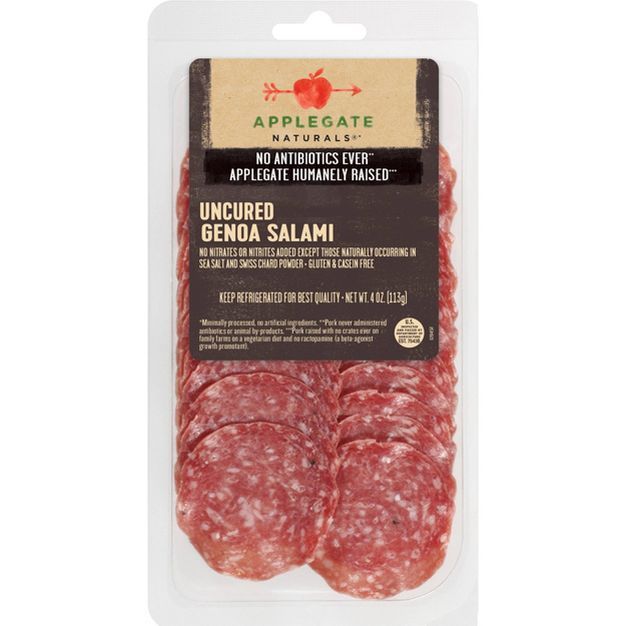 Applegate Natural Uncured Genoa Salami - 4oz | Target