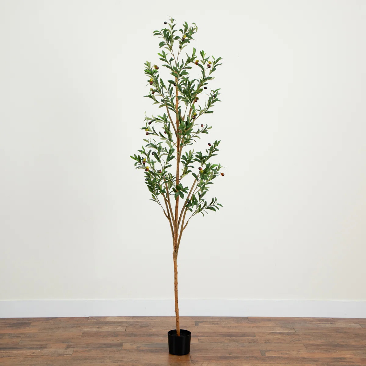 7ft. Artificial Olive Tree with Natural Trunk | Wayfair North America
