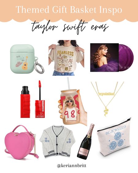 Themed Gift Basket Ideas for the Swiftie - The Eras Inspired Gifts

#LTKfindsunder50 #LTKparties #LTKGiftGuide