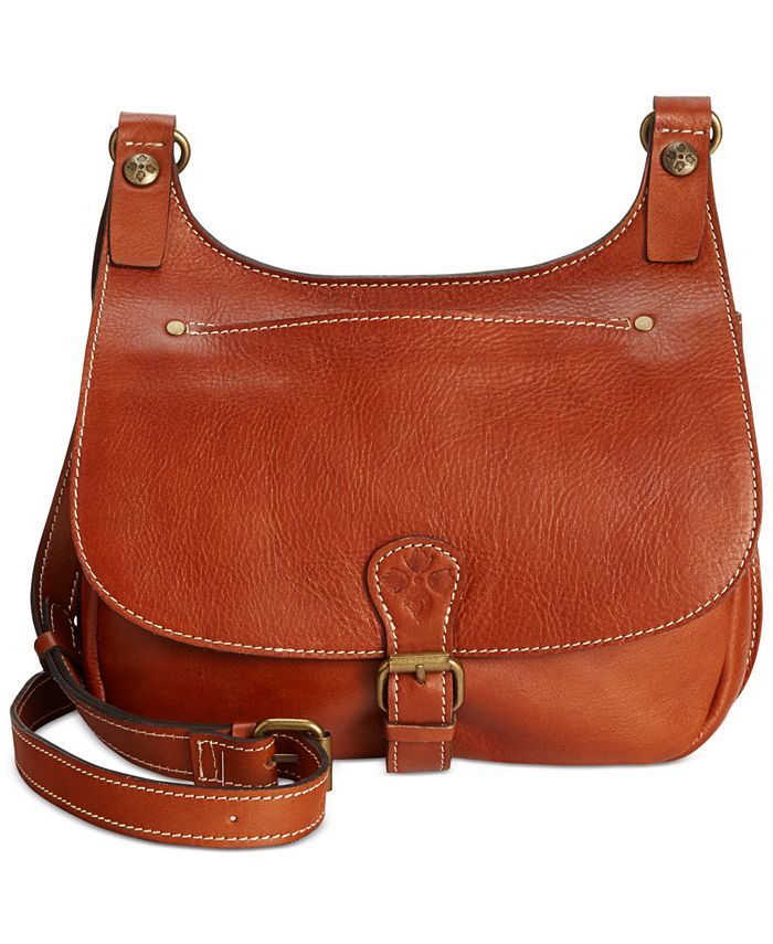 Patricia Nash London Smooth Leather Saddle Bag & Reviews - Handbags & Accessories - Macy's | Macys (US)