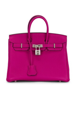 Hermes Togo Birkin 25 Handbag in Fuchsia | FWRD 