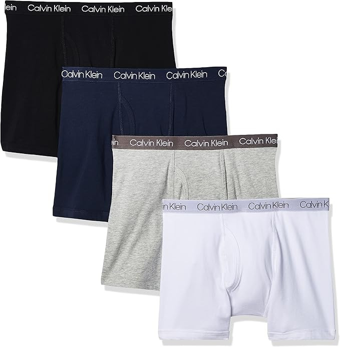 Calvin Klein Boys' Underwear Four Pack Boxer Brief Value Pack | Amazon (US)