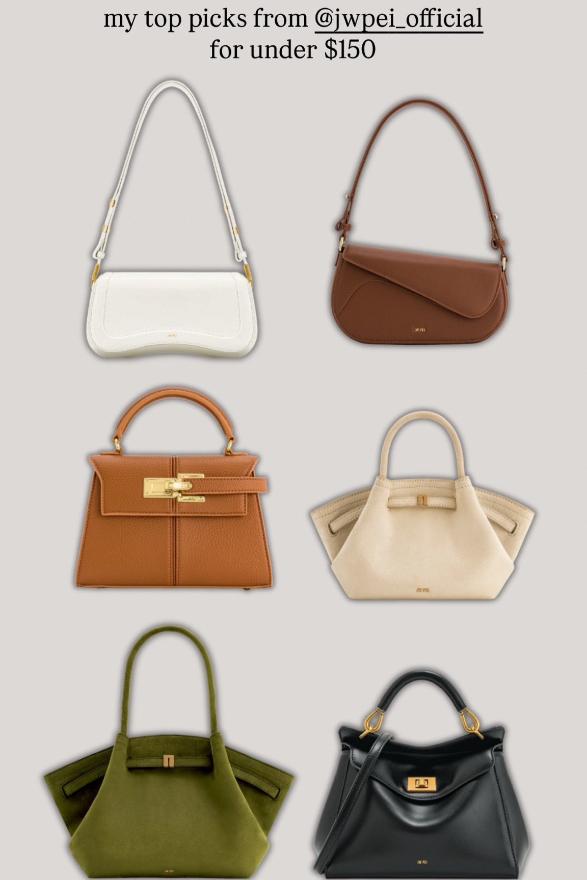 top handbag picks from JWPEI for under $150!

#LTKMostLoved #LTKFindsUnder100 #LTKItBag