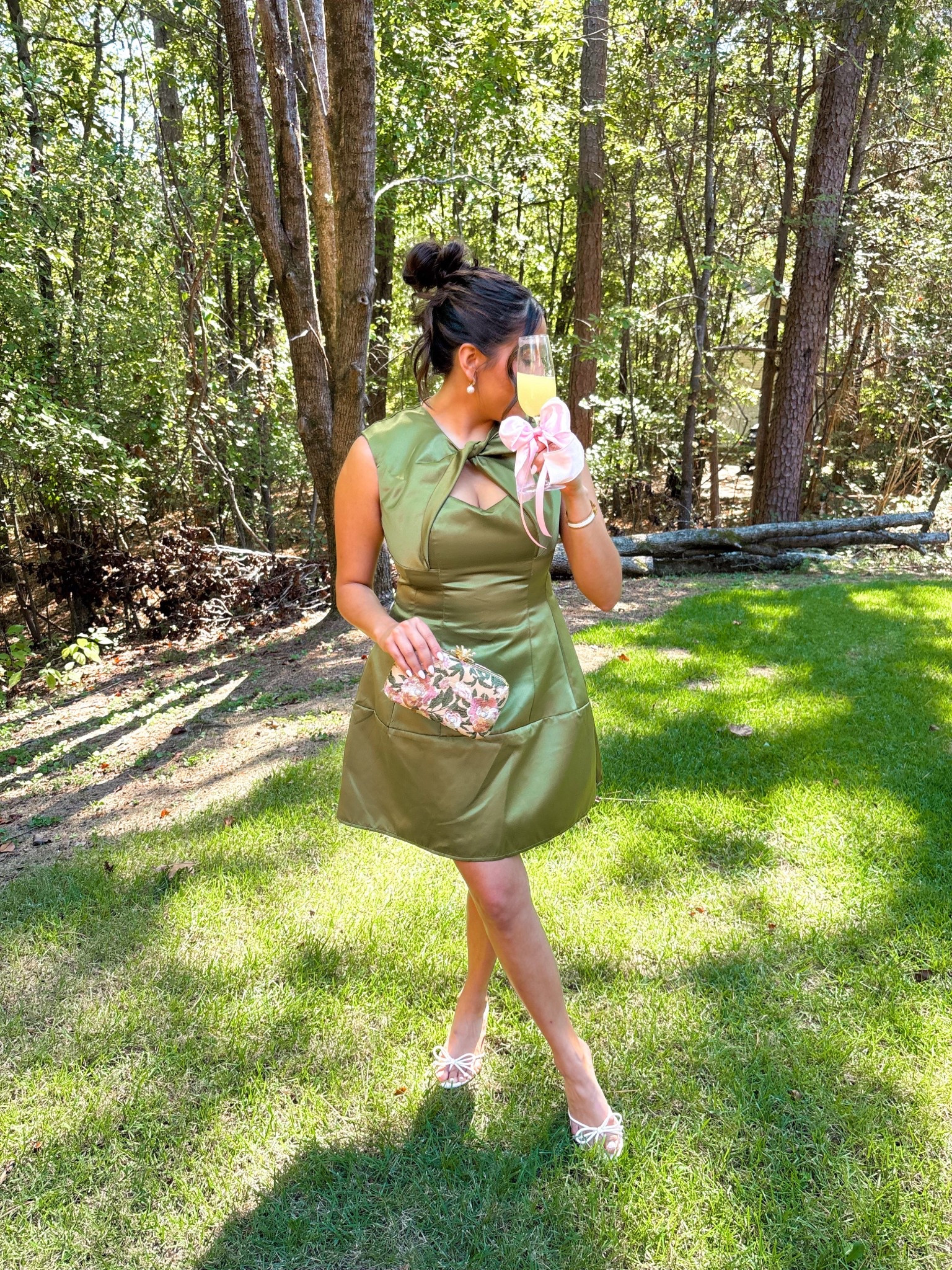 Bridal Shower Outfit 

Wedding guest | bridal luncheon | bridal shower | green dress | 

#LTKWedding #LTKU #LTKSeasonal