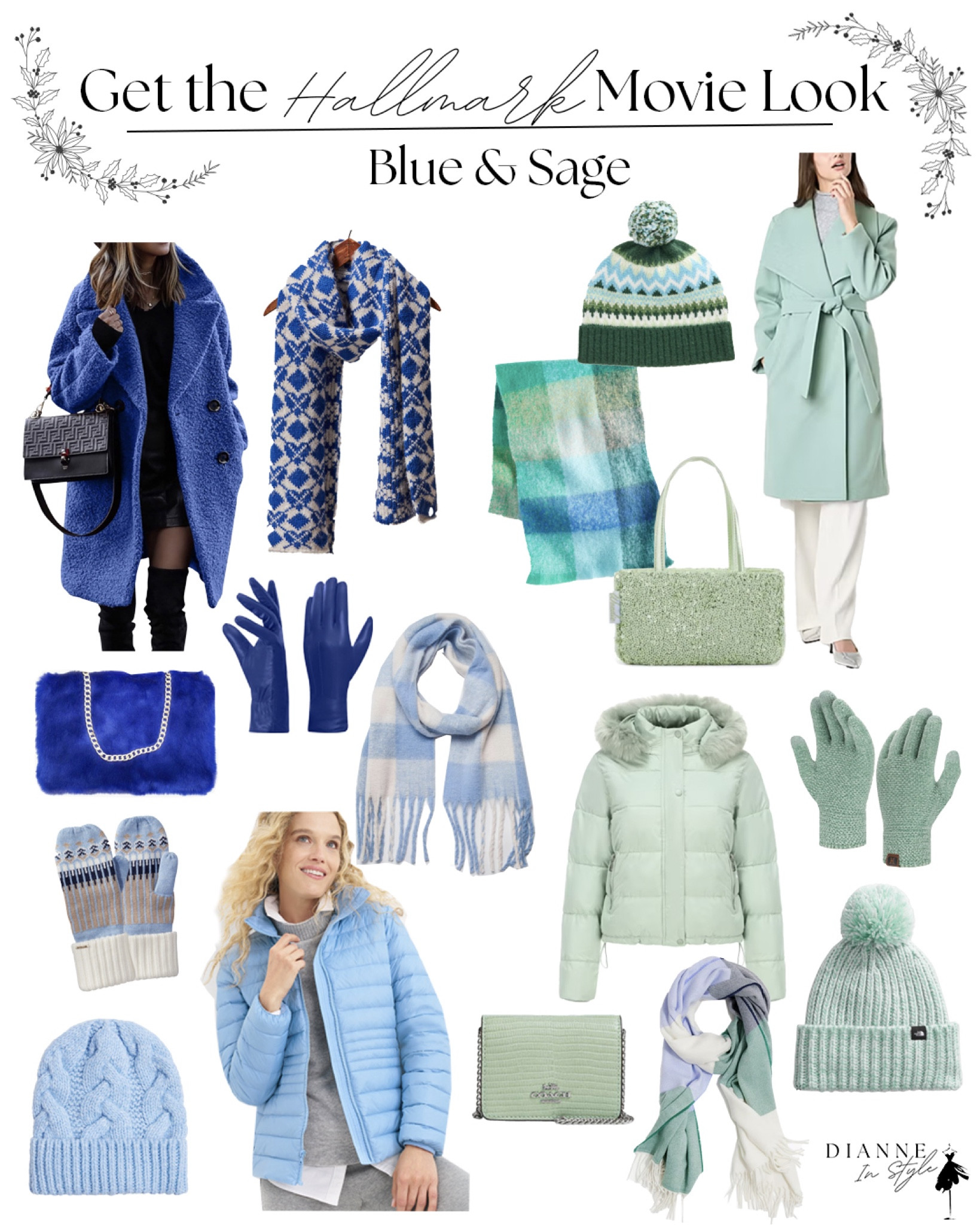 Here is one of five of my collages on how to get that Hallmark Christmas movie look. Look for four other colors: Pink/Purple, Orange/Yellow, Burgundy/Camel and Red/Green.

See them all here on my LTK page.

#LTKStyleTip #LTKHoliday #LTKSeasonal