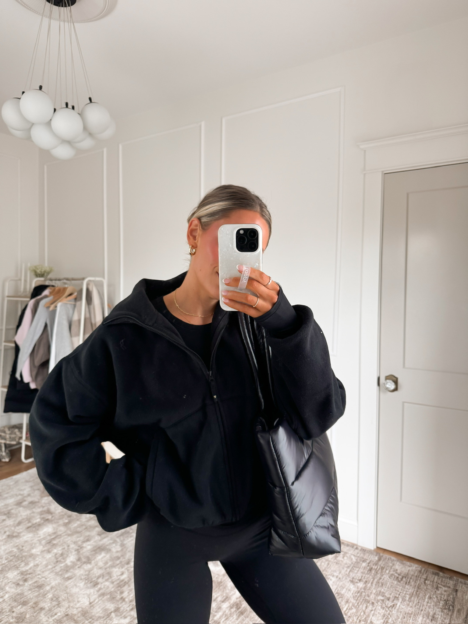 Zip up thermal!! 🖤 with my new favorite bag! 

Size small in the tops. Size 4 in the leggings. Def HIGH quality pieces that will last you for years! Perfect items to add to your Wishlist! 💯

#LTKGiftGuide #LTKHoliday #LTKSeasonal