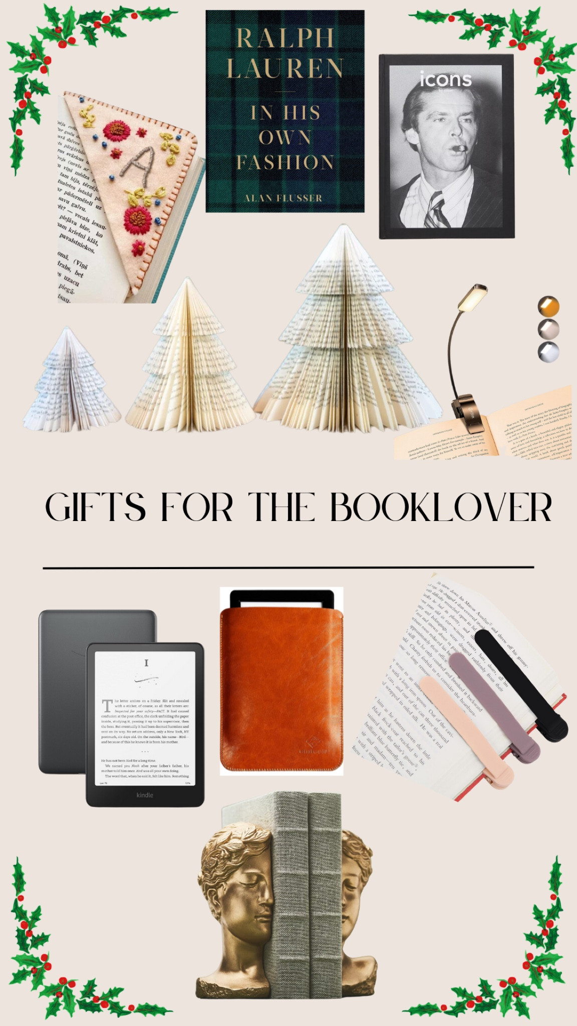 Gifts for the Booklover!

Booklight, bookmark, kindle

#LTKGiftGuide #LTKFindsUnder100 #LTKHoliday