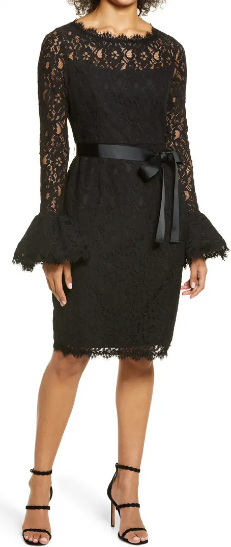 Shani Long Sleeve Lace Sheath Dress | Nordstrom | Nordstrom