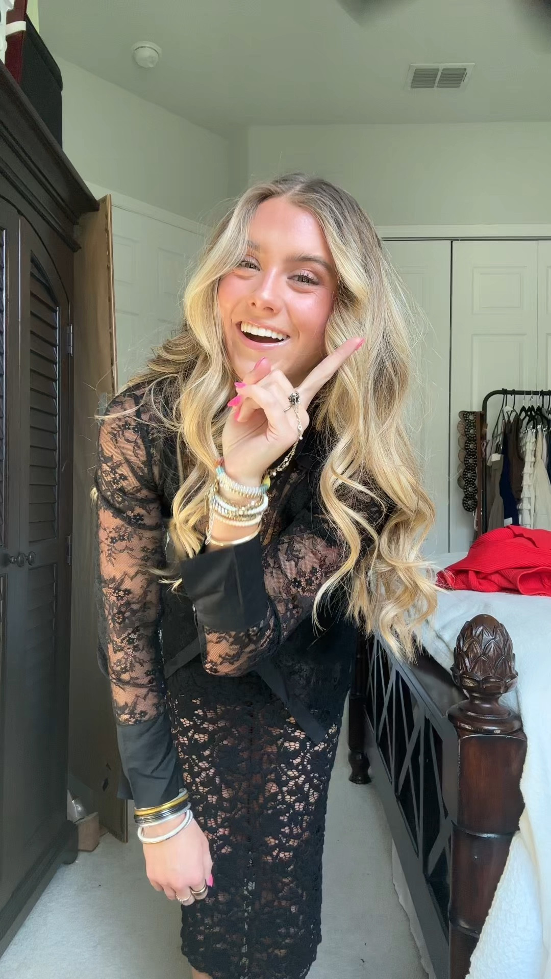 Women's Long Sleeve Collared Sheer Lace Button-Down Shirt - Future Collective Black. Women's Lace Midi Skirt - Future Collective Black. Long-Sleeve Sheer Lace Button-Down Shirt from Future Collective™ gives you a high-end-style piece for special occasions and beyond. Made from lightweight nylon fabric, this sheer lace button-down shirt is designed with a standard fit and solid-color cuffs. The long length and black color make it great for pairing with solid black or print pants and skirts. @target @targetstyle #target #targetstyle #targetfashion #targethaul #targetfinds #targetdoesitagain target, target style, target haul, target finds, target fashion. 

#LTKFindsUnder50 #LTKSeasonal #LTKHoliday