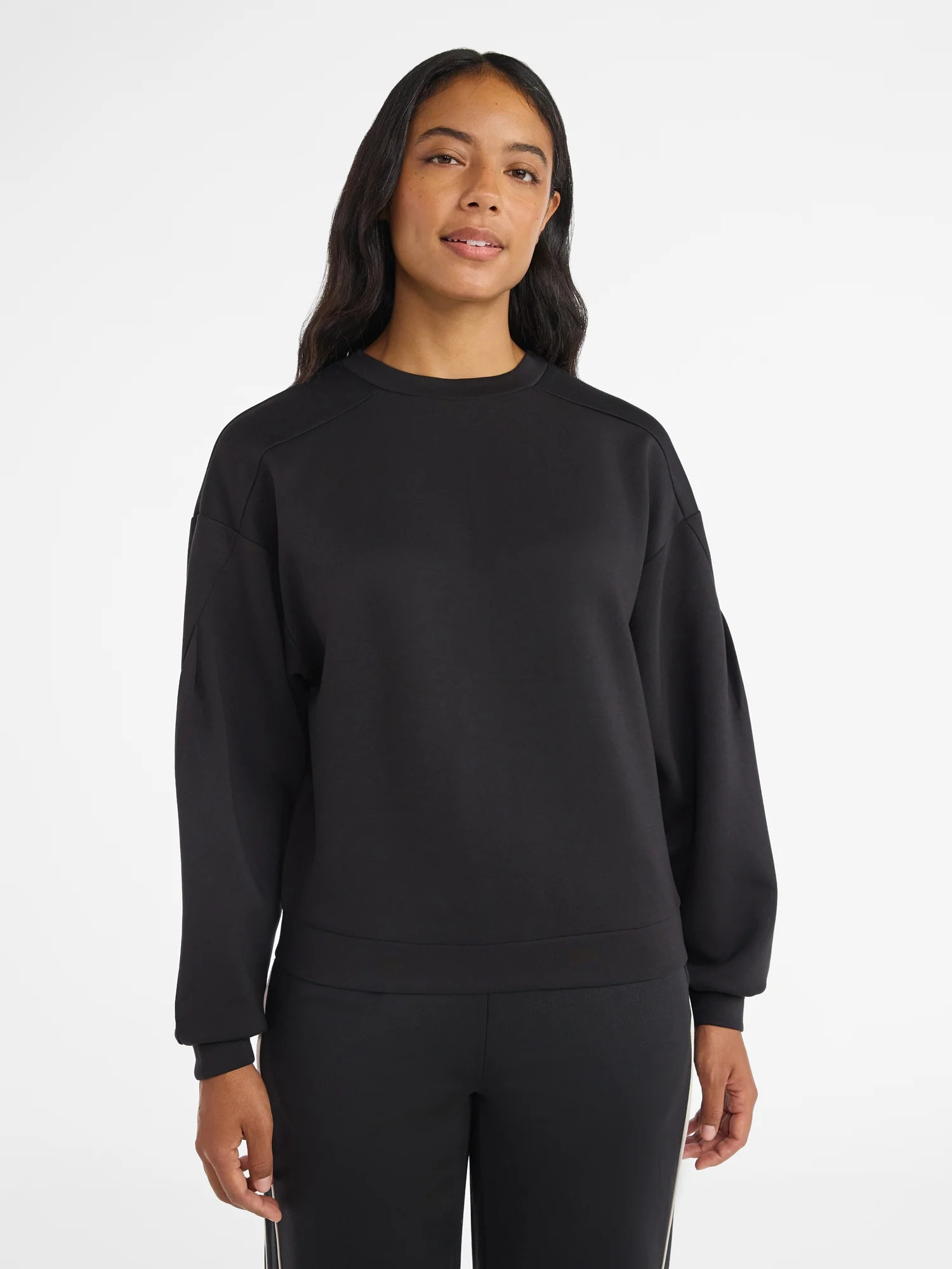 Avia Women's Luxe Fleece Crewneck Sweatshirt, Sizes XS-XXXL | Walmart (US)