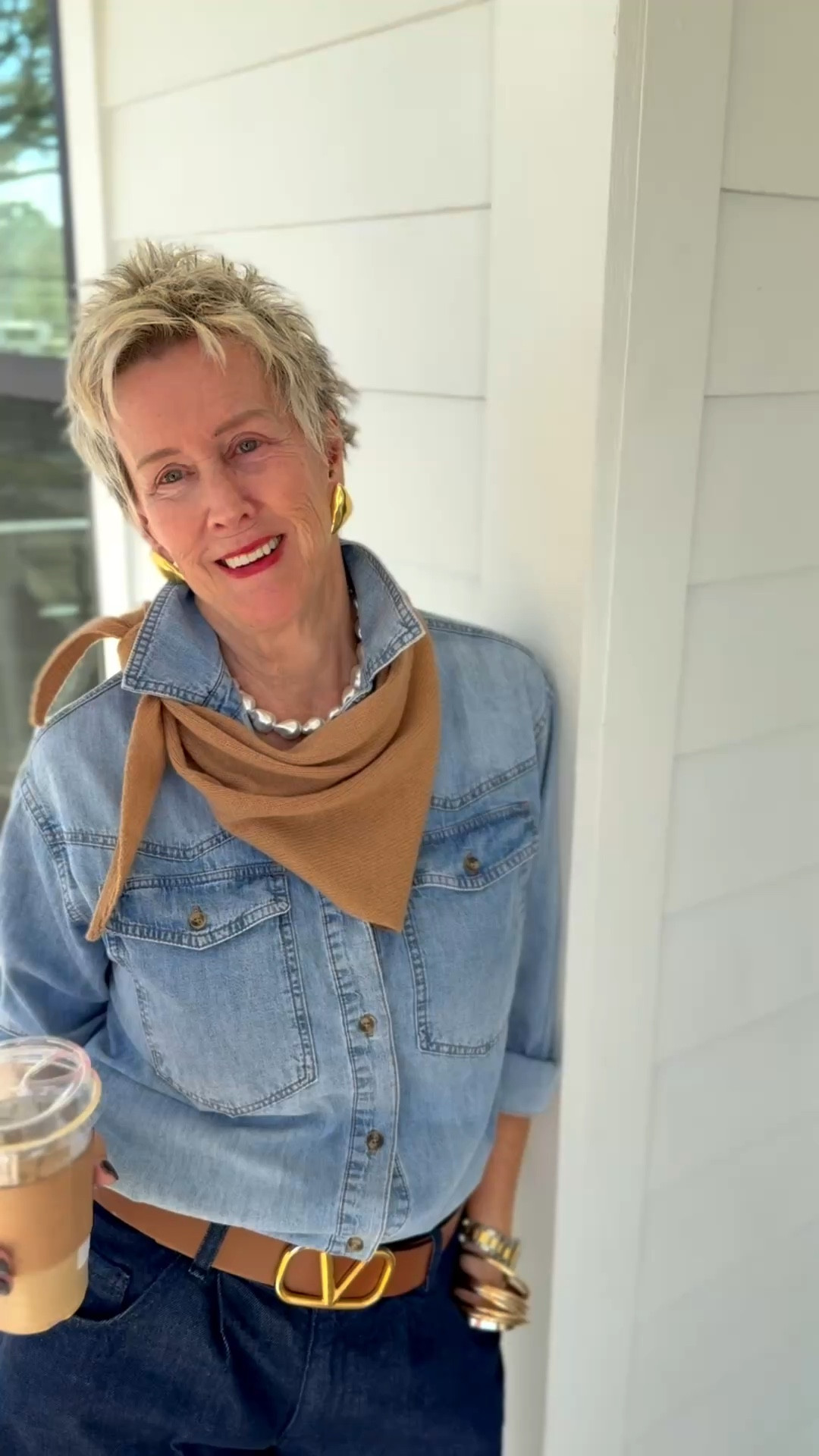 denim on denim 

#LTKootd #LTKgrwm #LTKOver40