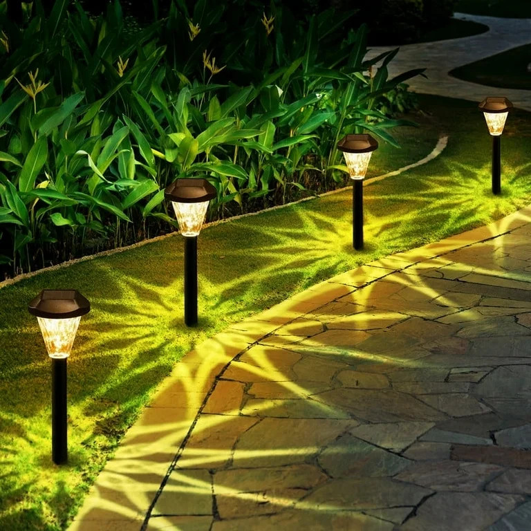 FKHouse 8 Pack Waterproof Outdoor Solar Pathway Lights for Garden and Landscape | Walmart (US)