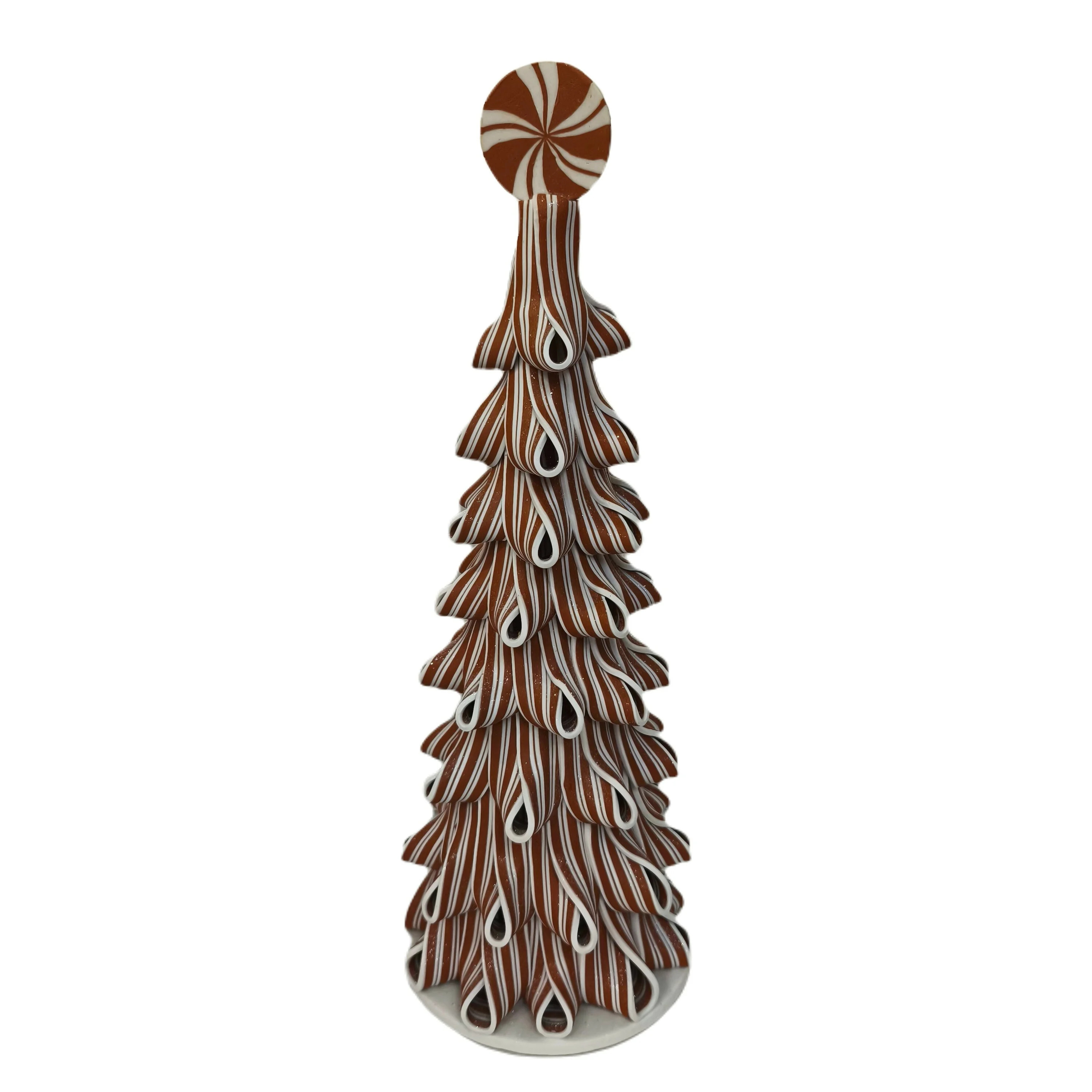 Peppermint Candy Tree Christmas Decoration, Multicolor, 14", by Holiday Time | Walmart (US)
