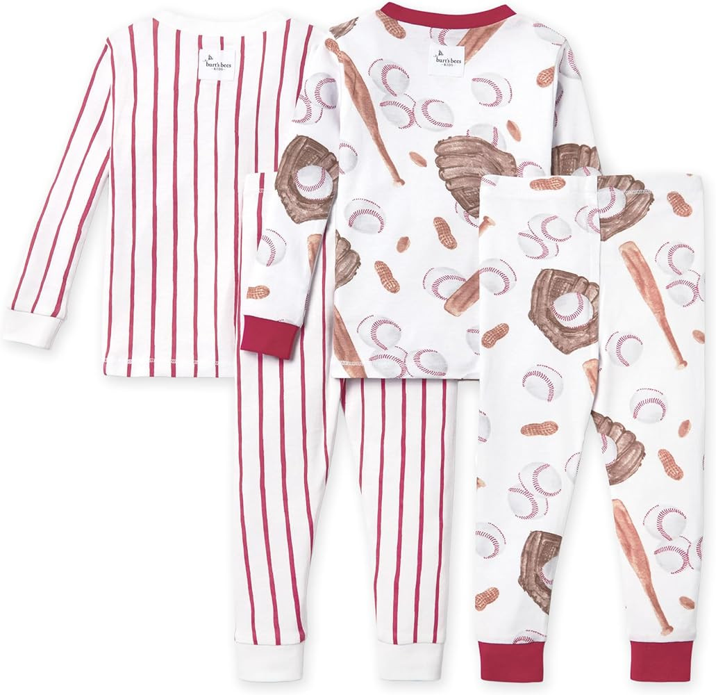 Burt's Bees Baby Baby Boys' Pajamas, Tee and Pant 2-Piece Pj Set, 100% Organic Cotton | Amazon (US)