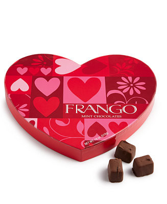 Frango Chocolates Valentine's Day Heart Milk Mint Box of Chocolates, 18oz - Macy's | Macy's