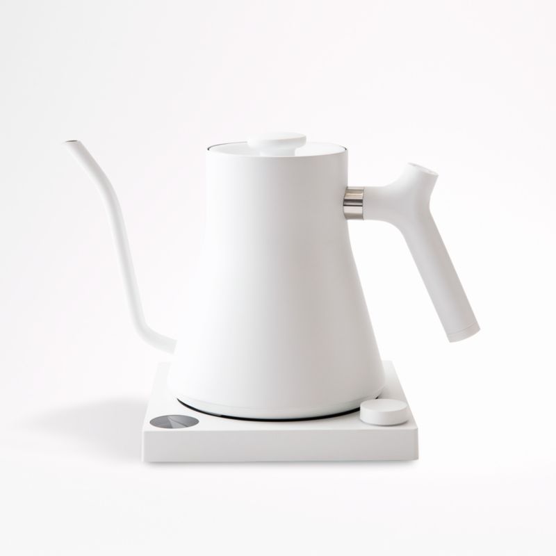 Fellow Stagg EKG Matte White Electric Pour-Over Kettle + Reviews | Crate and Barrel | Crate & Barrel