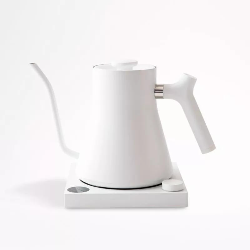 Fellow Stagg EKG Matte Grey Electric Pour-Over Tea Kettle with Maple Handle  + Reviews