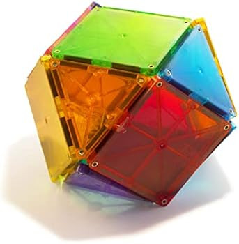 Magna-Tiles 32-Piece Clear Colors Set, The Original Magnetic Building Tiles For Creative Open-End... | Amazon (US)