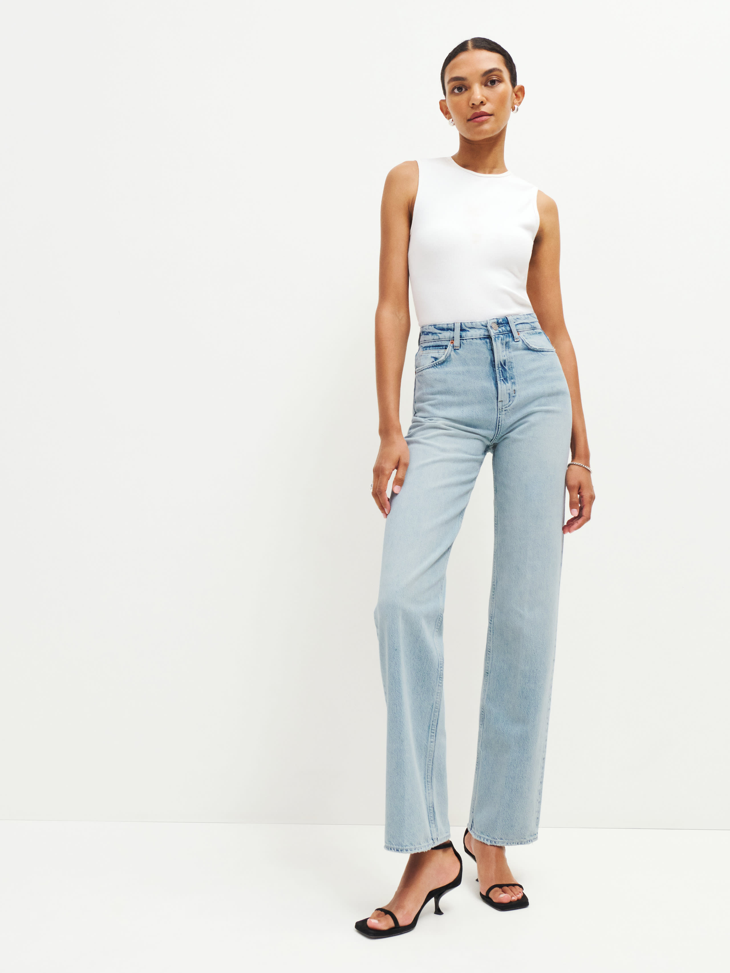 Wilder High Rise Wide Leg Jeans | Reformation (Global)