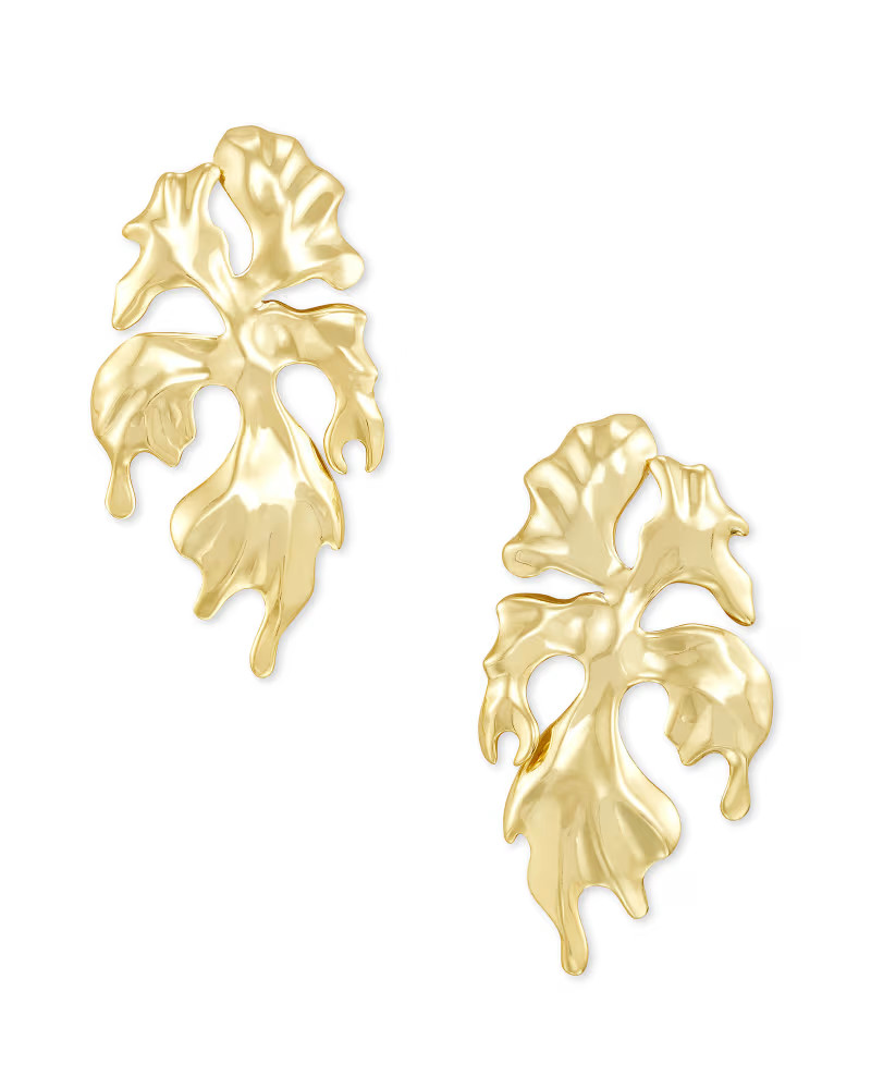 Savannah Statement Earrings in Gold | Kendra Scott