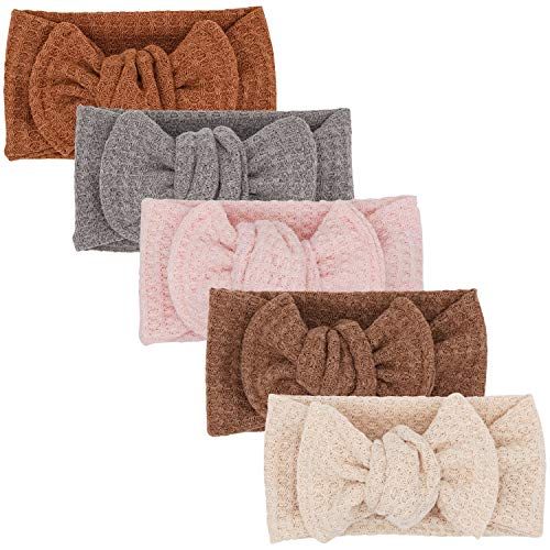 Baby Girls Headbands with Bows Infant Toddler Headwrap Hair Accessories | Amazon (US)