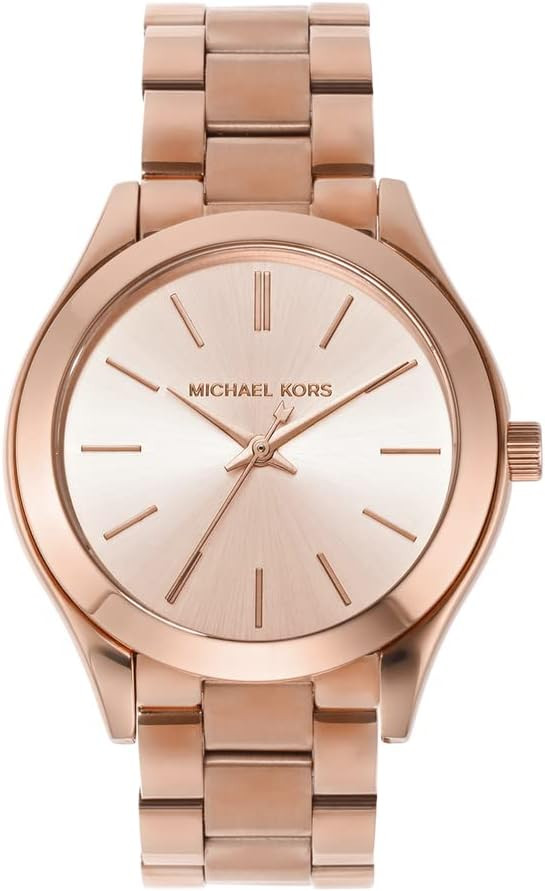 Michael Kors Slim Runway Women's Watch, Stainless Steel Bracelet Watch for Women | Amazon (US)