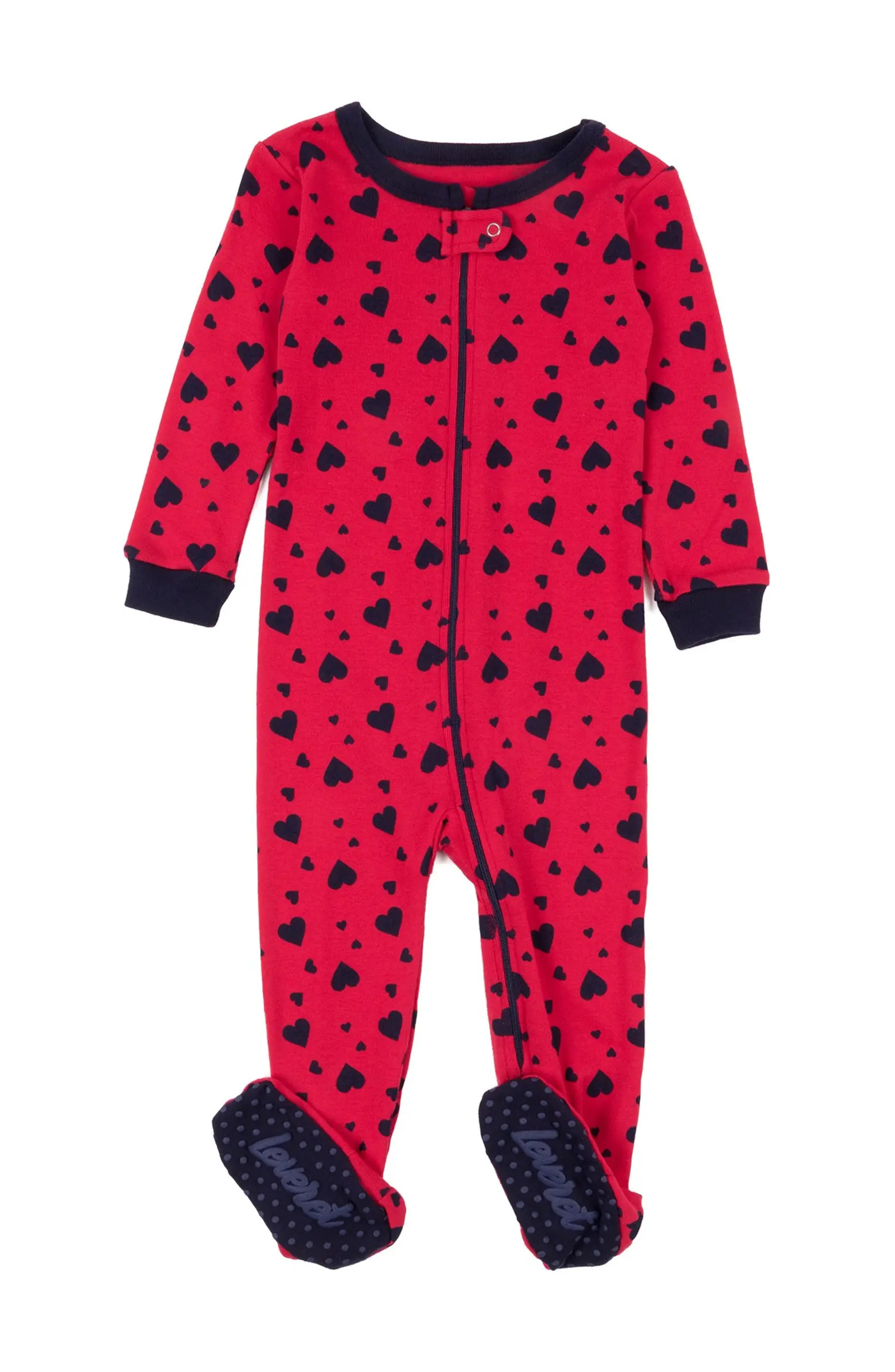 Hearts Footed Sleeper Pajama | Nordstrom Rack