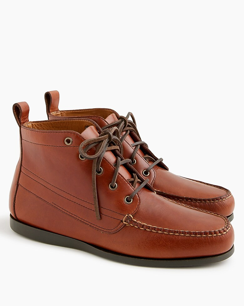 Leather camp boots | J.Crew Factory